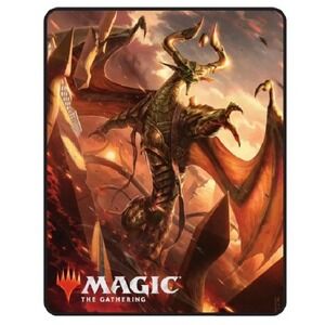 Bioworld MTG Magic The Gathering Nicol Bolas Plush Throw Blanket NEW IN BAG